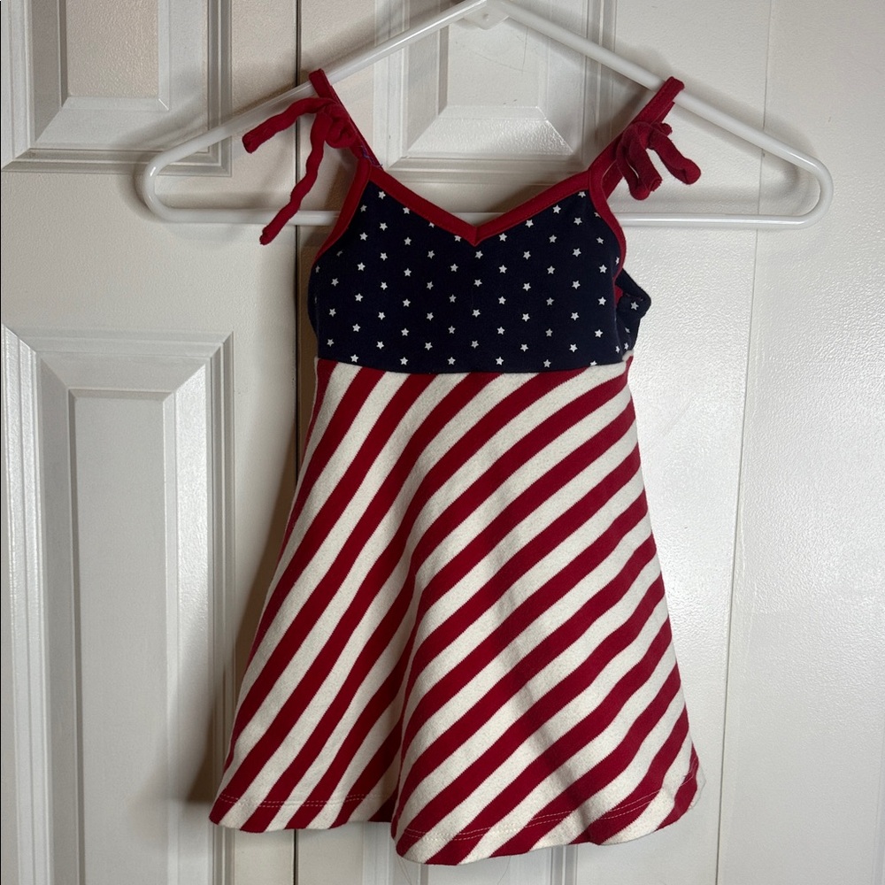 Striped Dress with Star Accents